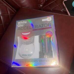 White Glo Accelerator Blue Light Teeth Whitening Kit Blue Light/Gel - .com,